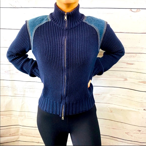 Armani Exchange Blue Sweater - Picture 1 of 6